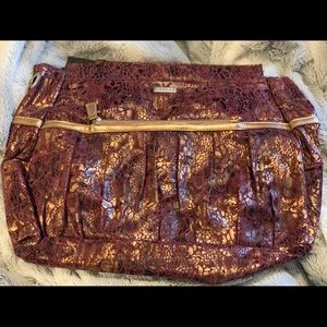 Red gold Miche bag shell